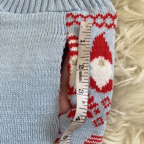 NWT dog holiday pet sweater Christmas gnomes ugly Christmas sweater for dog cat - Picture 15 of 16